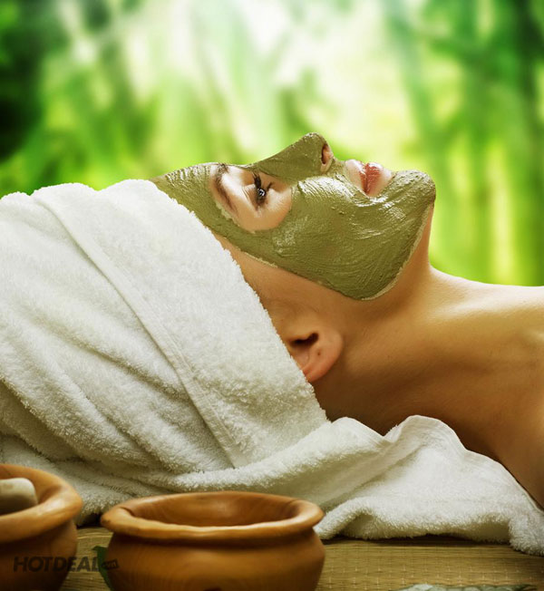 Massage Oxy Tươi Mặt Nạ Trà Xanh Nguyên Chất Trắng Da Tại LILAC SPA